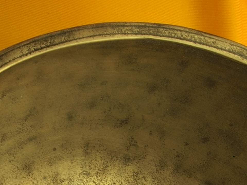 Extra Thick Antique Jambati Singing Bowl with extensive etching