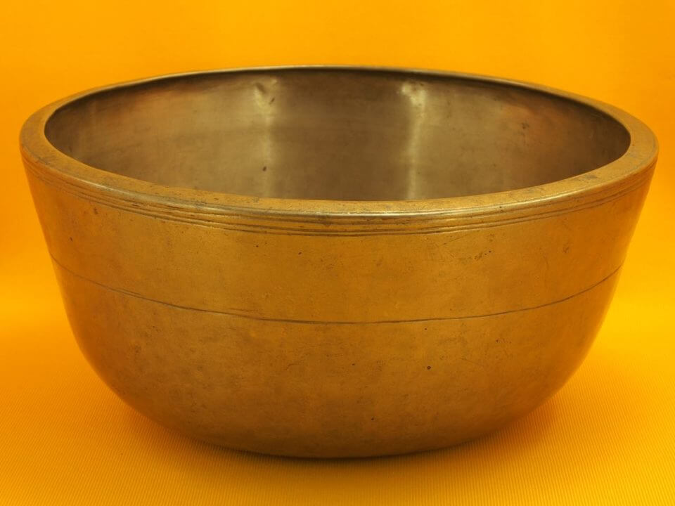 Rare Antique Jambati Singing Bowl with metallic timbre