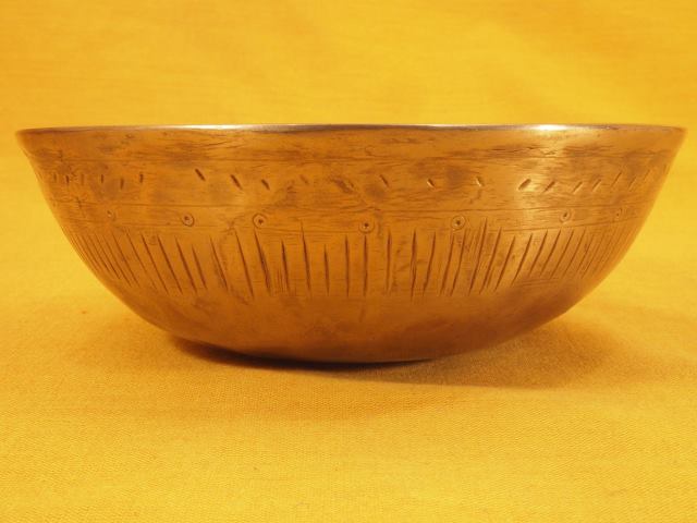 Well Preserved Extra Thick Antique Manipuri Lingam Singing Bowl