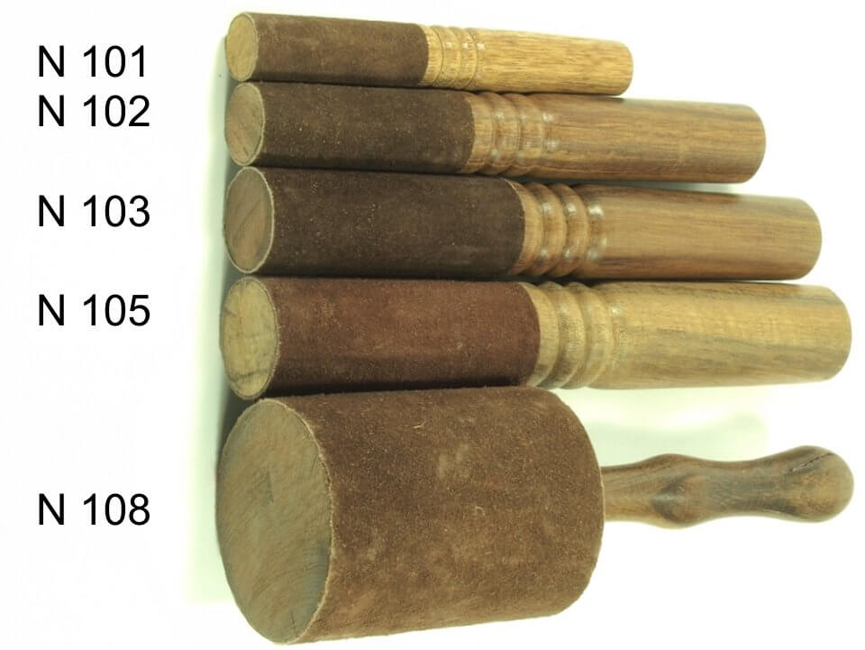 Small Leather Wrapped Ringing Stick for singing bowls