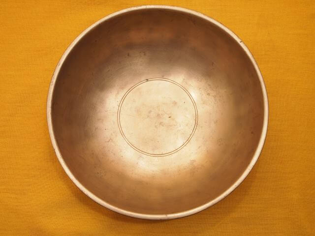 Large Manipuri Bowl with ancient inscription and premium sound
