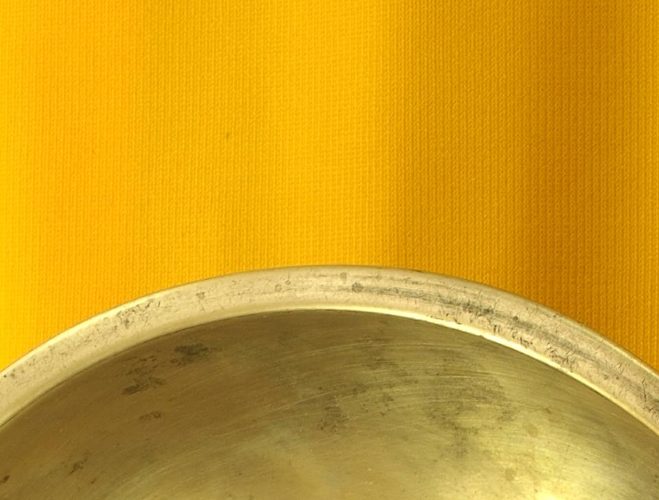 Rare Antique Manipuri Singing Bowl with premium high pitch soundscape