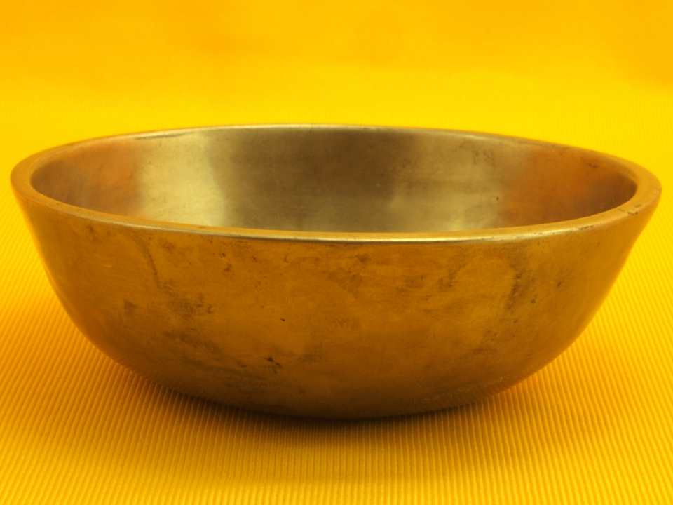 Tiny Antique Manipuri Singing Bowl with overtones then just one note