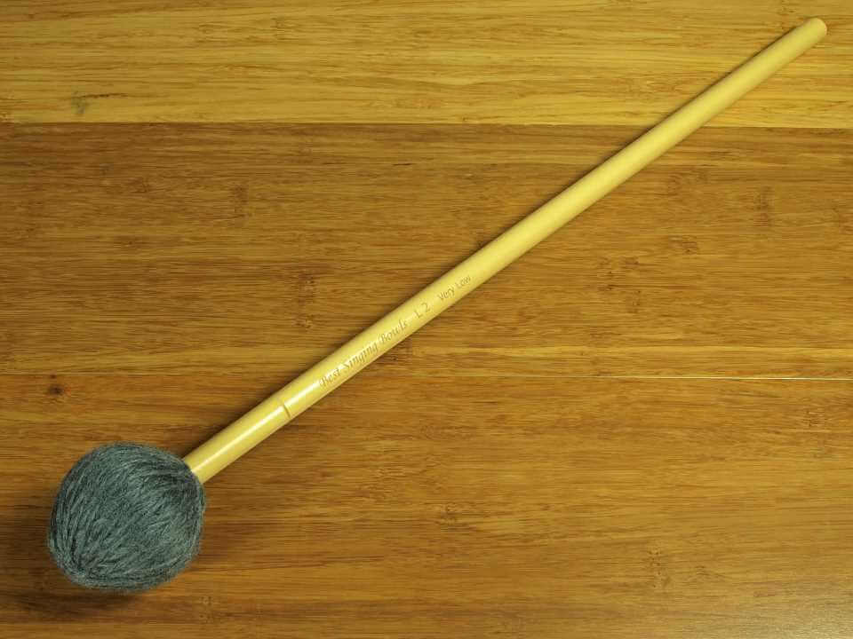 Best Singing Bowls Precision Large Gray Yarn Mallet