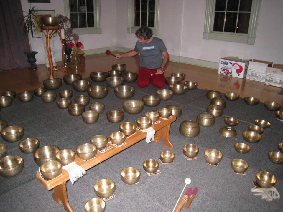 Hand Assembled 144 Piece World Class Antique Singing bowl Set
