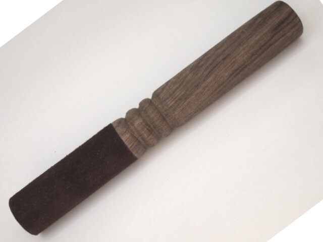 Large Leather Wrapped Ringing Stick for singing bowls