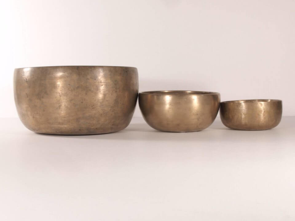 Mid-size Antique Singing Bowl With Ringer SPECIAL!