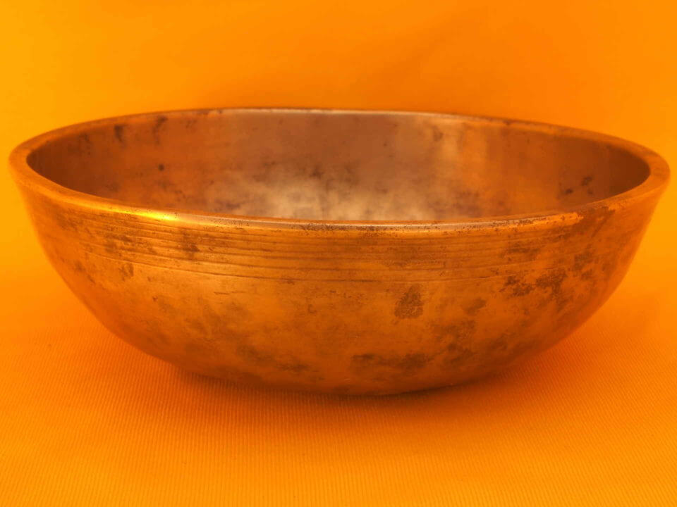 Extra Thick Antique Manipuri Singing Bowl with a slow woo woo