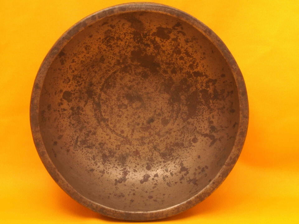 Elaborate Antique Thadobati Singing Bowl with a peaceful high tone