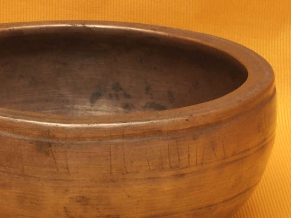 Adorned Rare Antique Thadobati Singing Bowl with a super high pitch