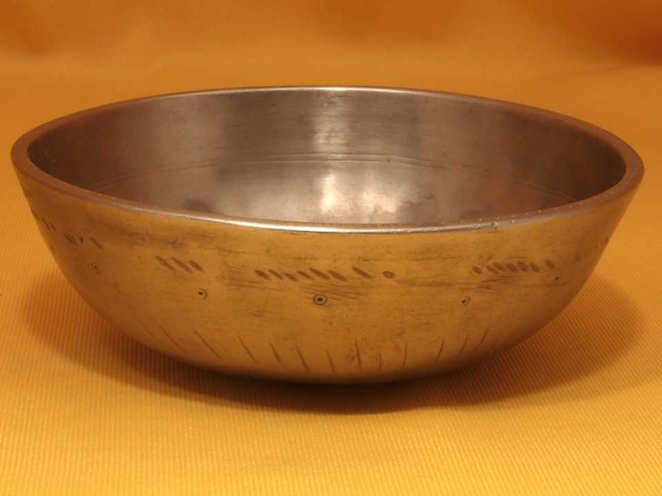 Antique Manipuri  Lingam Singing Bowl that goes from wild to mellow #6743