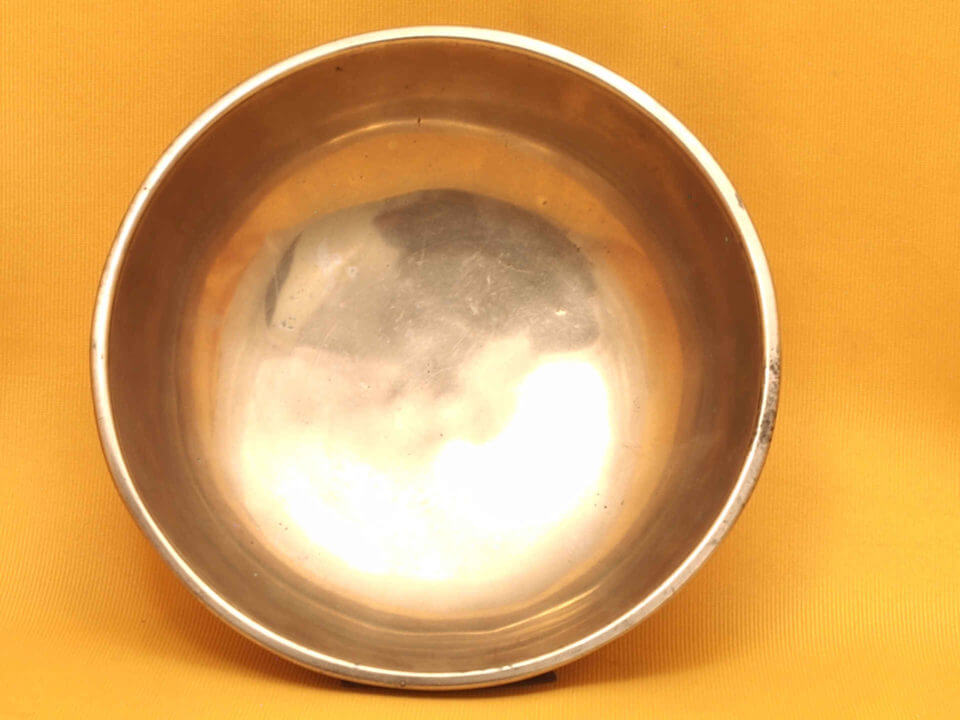 Deep Mirror Antique Manipuri Singing Bowl with bouncing premium harmony #80281