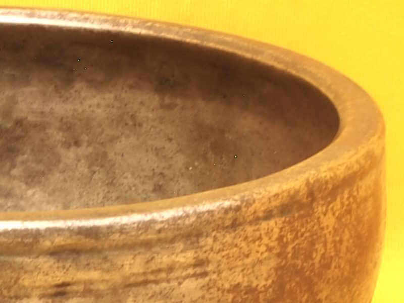 Large Thick Antique Thadobati Lingam Singing Bowl with premium harmony #30608